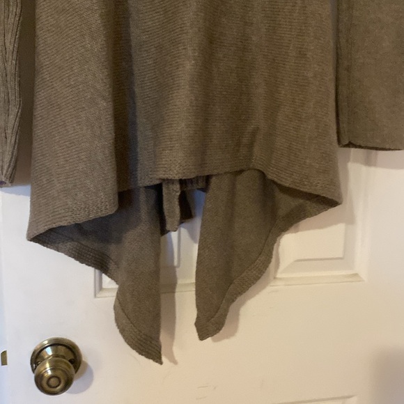 Soft Surroundings Fitted Waist Cardigan Taupe XS - Picture 6 of 7